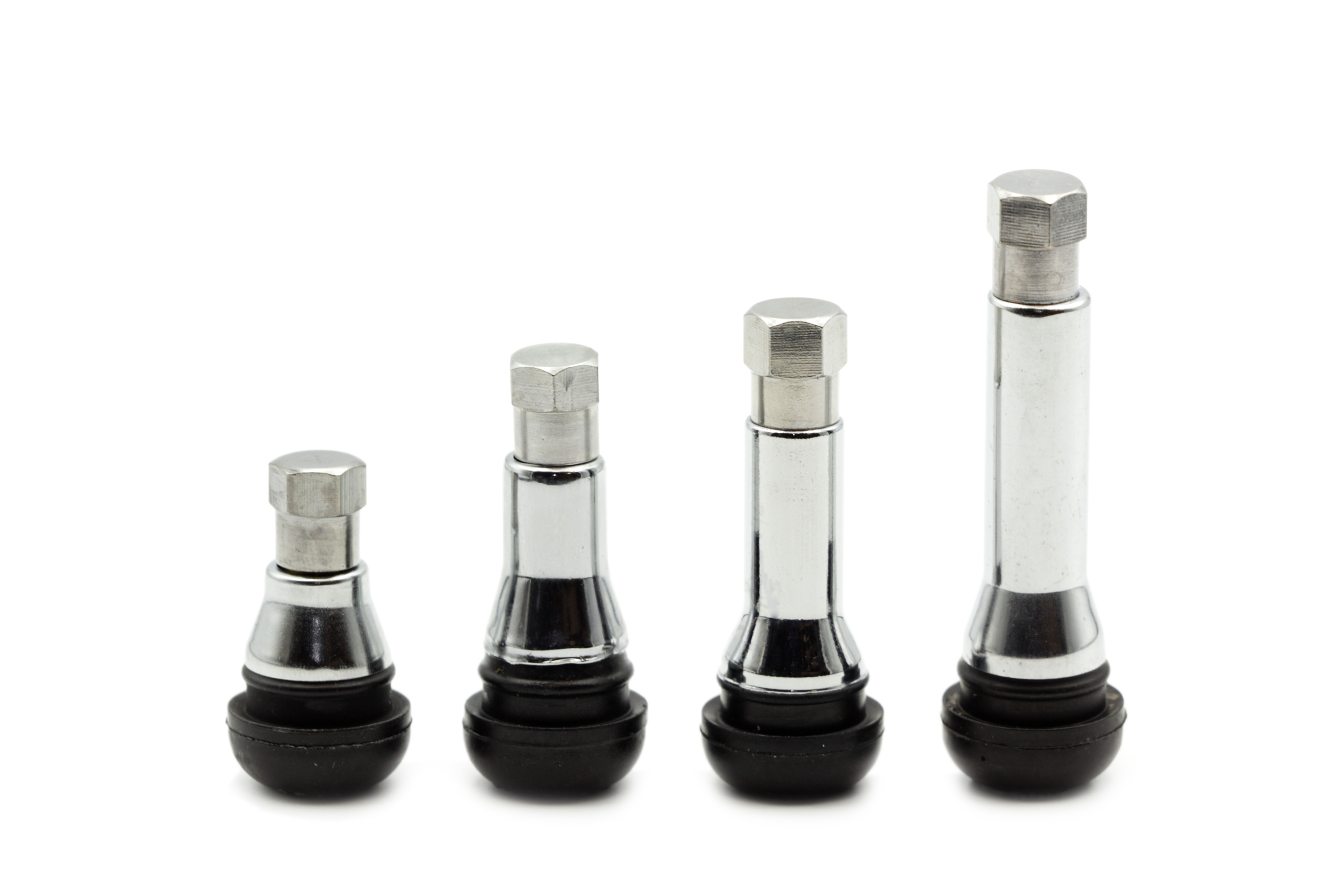 Zawory do kół chromowane