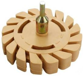 Krążek karbowany 45 stopni z adapterem do usuwania kleju po ciężarkach  - 5-14-KRĄŻEK/KARBOWANY45