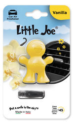 Odświeżacz samochodowy Little Joe 3D Vanilla - żółty - O-3D0101