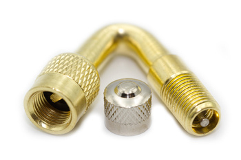 Brass Extension 45 deg. Bent -6-17-563-2