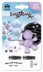 Little Joe Duopack 3D Sweet berry dreams Car Air Freshener - blue-purple - O-3D3739-2P