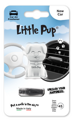 Little pup 3D New Car Air Freshener - White