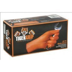 Rękawiczki TIGER GRIP "XL" pomarańczowe (pud. 90szt.) - 9-55/TIGER/XL