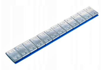Ciężarek klejony stalowy płaski OCYNK (12x5g) - 7-00/KL/ocynk/12x5