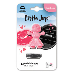 Little Joya OK 3D Strawberry Car Air Freshener - Pink - O-3D1111-JOYA