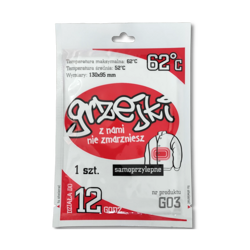 Ogrzewacze do ciała - samoprzylepne 1szt, Grzejki - G03-1