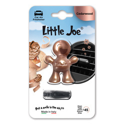 Little Joe OK 3D Cedarwood Car Air Freshener - Brown - O-3D1919