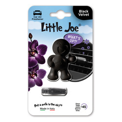 Little Joe OK 3D Black Velvet Car Air Freshener - Black
