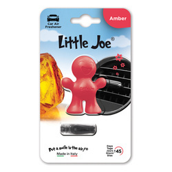 Little Joe OK 3D Amber Car Air Freshener - Red