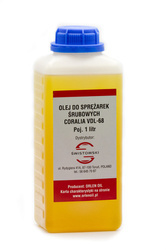 Olej do sprężarek śrubowych 1 litr - 9-55/07/OLEJ/VDL 68