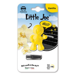 Odświeżacz samochodowy Little Joe OK 3D Vanilla - żółty - O-3D0101-OK