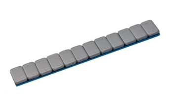 Ciężarek klejony stalowy płaski POWLEKANY (12x5g) 50 pasków - 7-00/KL/powl/12x5/50