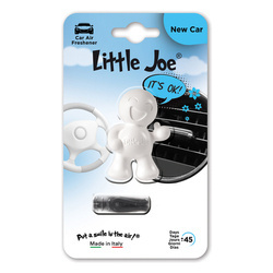 Little Joe OK 3D New Car Car Air Freshener - White