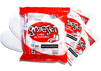 Ogrzewacze do stóp -  samoprzylepne (op.10par), Grzejki - G02